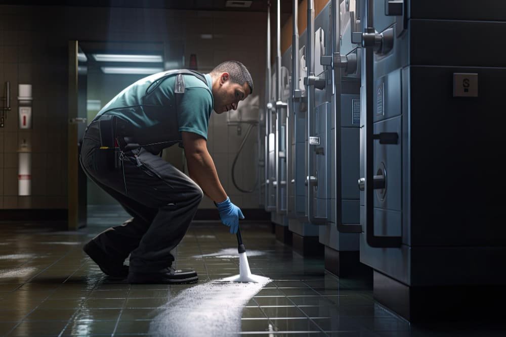 Uma empresa de limpeza pós obra